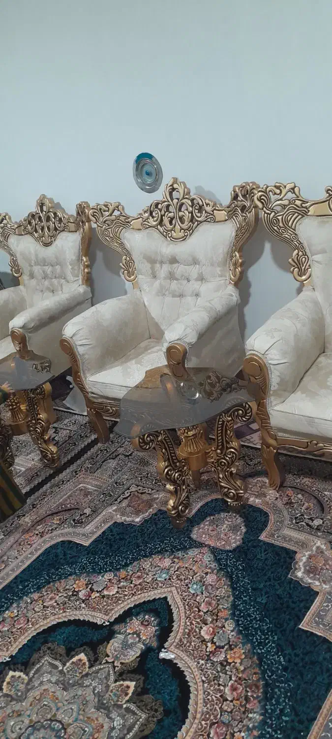 مبل ۷نفره سلطنتی|مبلمان خانگی و میز عسلی|مرند, |دیوار