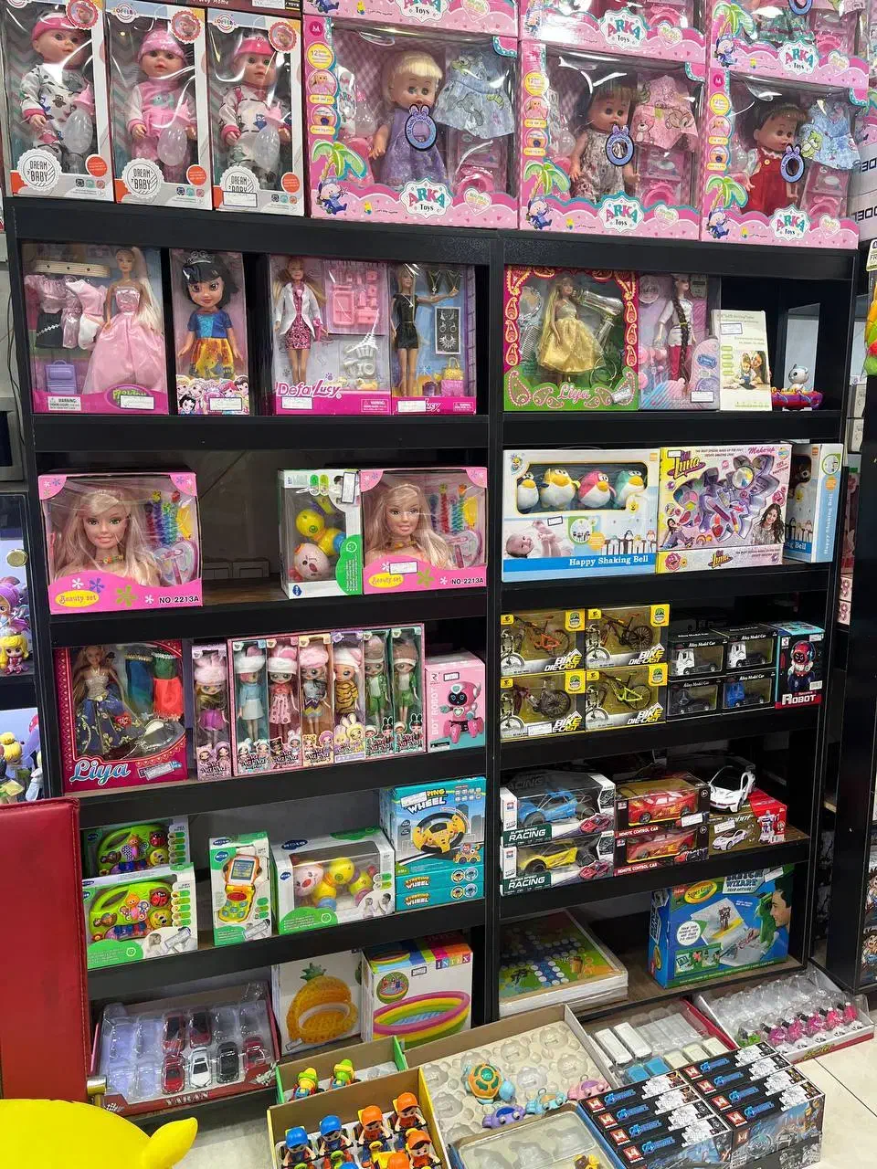 قفسه های طرح چوب تمیز مناسب برای مغازه و ..|کتابخانه، شلف، قفسههای دیواری|آفتاب, |دیوار