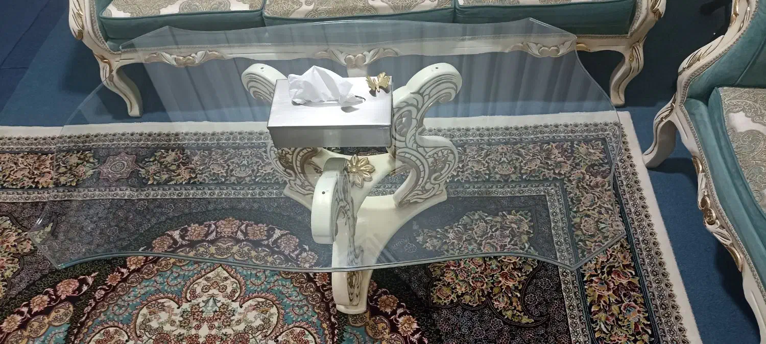 میز جلو مبلی راش|مبلمان خانگی و میز عسلی|شاندیز, |دیوار