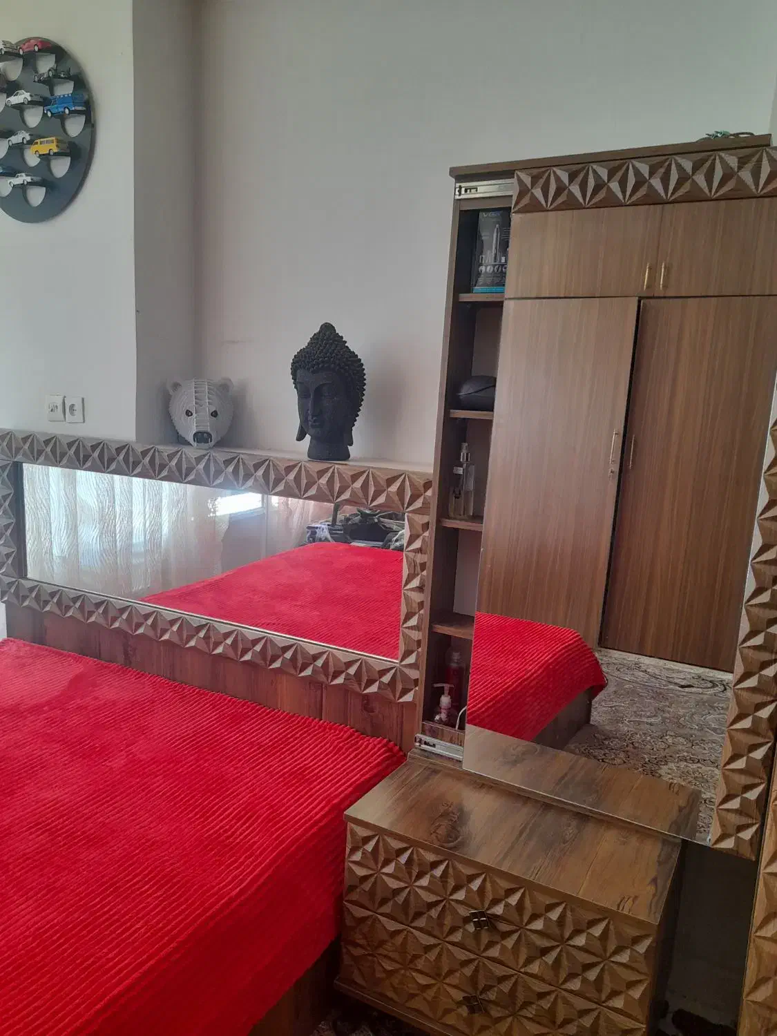سرویس خواب دو نفره|تخت و سرویس خواب|قم, آذر (نکویی)|دیوار