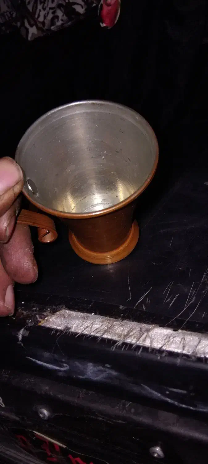 لیوان مسی|کلکسیون اشیاء عتیقه|تهران, والفجر (افسریه)|دیوار