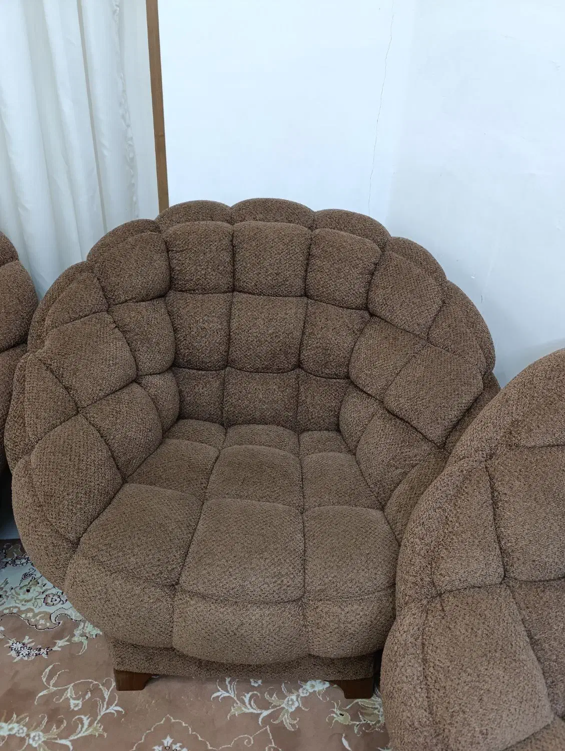 مبل تدی صدفی هفت نفره|مبلمان خانگی و میز عسلی|ری, اقدسیه|دیوار