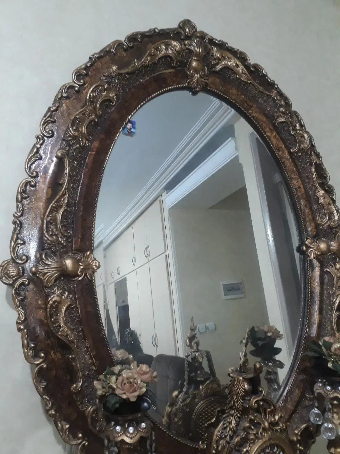 آیینه و شمعدان|آینه|تبریز, |دیوار