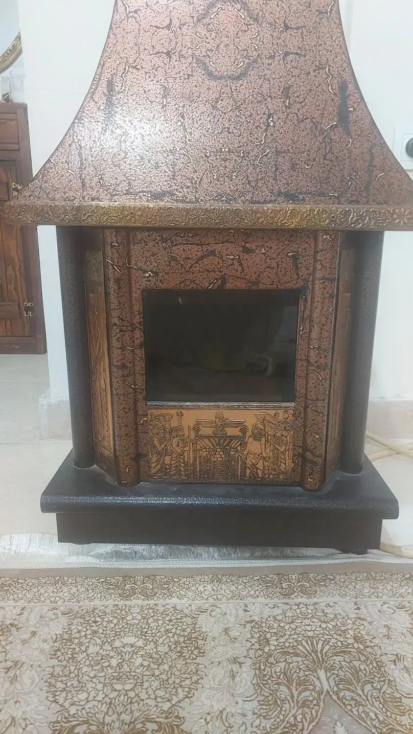 بخاری هخامنشی|بخاری، هیتر، شومینه|اهواز, کوی باهنر|دیوار