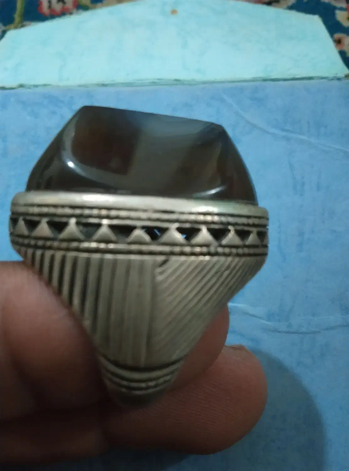 عقیق حدیدسلیمانی تراش تبری|جواهرات|گرگان, |دیوار