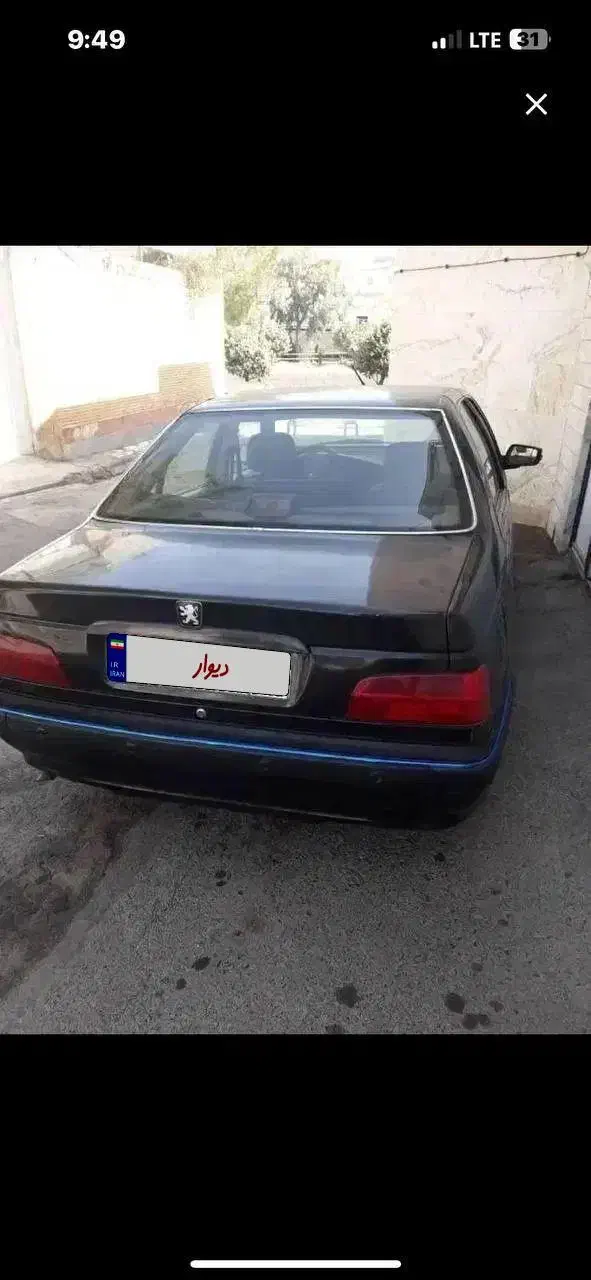 پژو پارس مشکی ساده|خودرو سواری و وانت|زاهدان, |دیوار