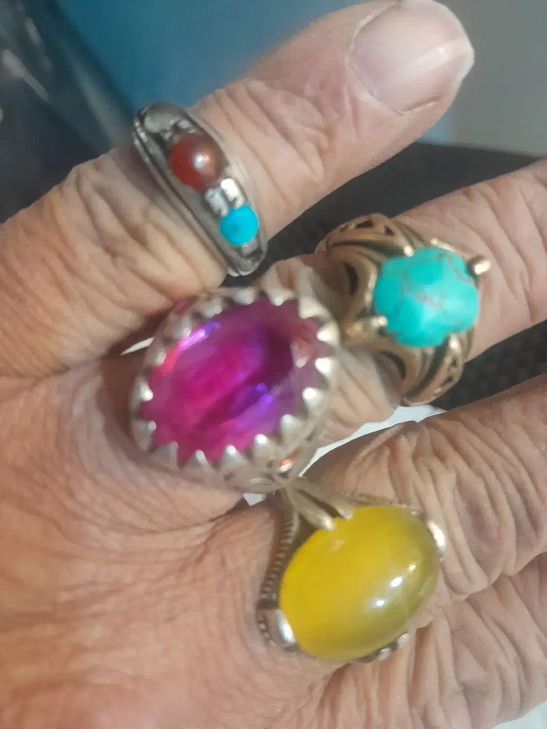 فروش یامعاوضه باانگشترنقره|جواهرات|اسلام‌شهر, باغ فیض|دیوار