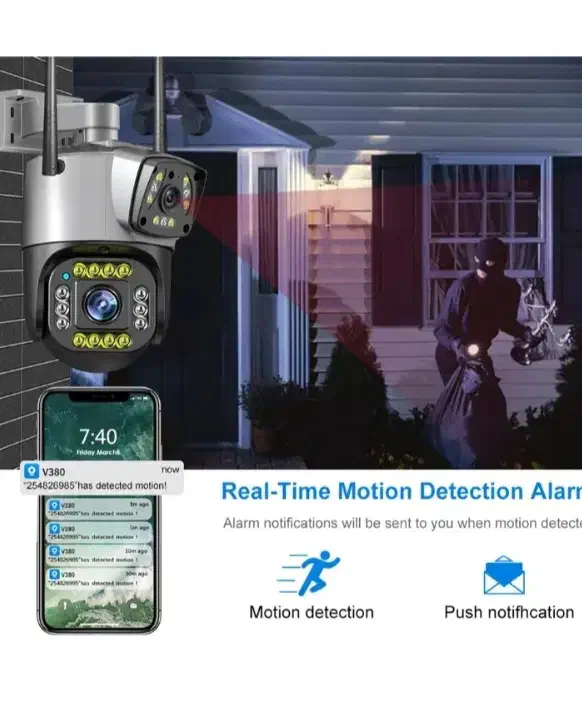 دوربین دولنز سیم کارتی مدل V380|دوربین مداربسته|تهران, شیخ هادی|دیوار