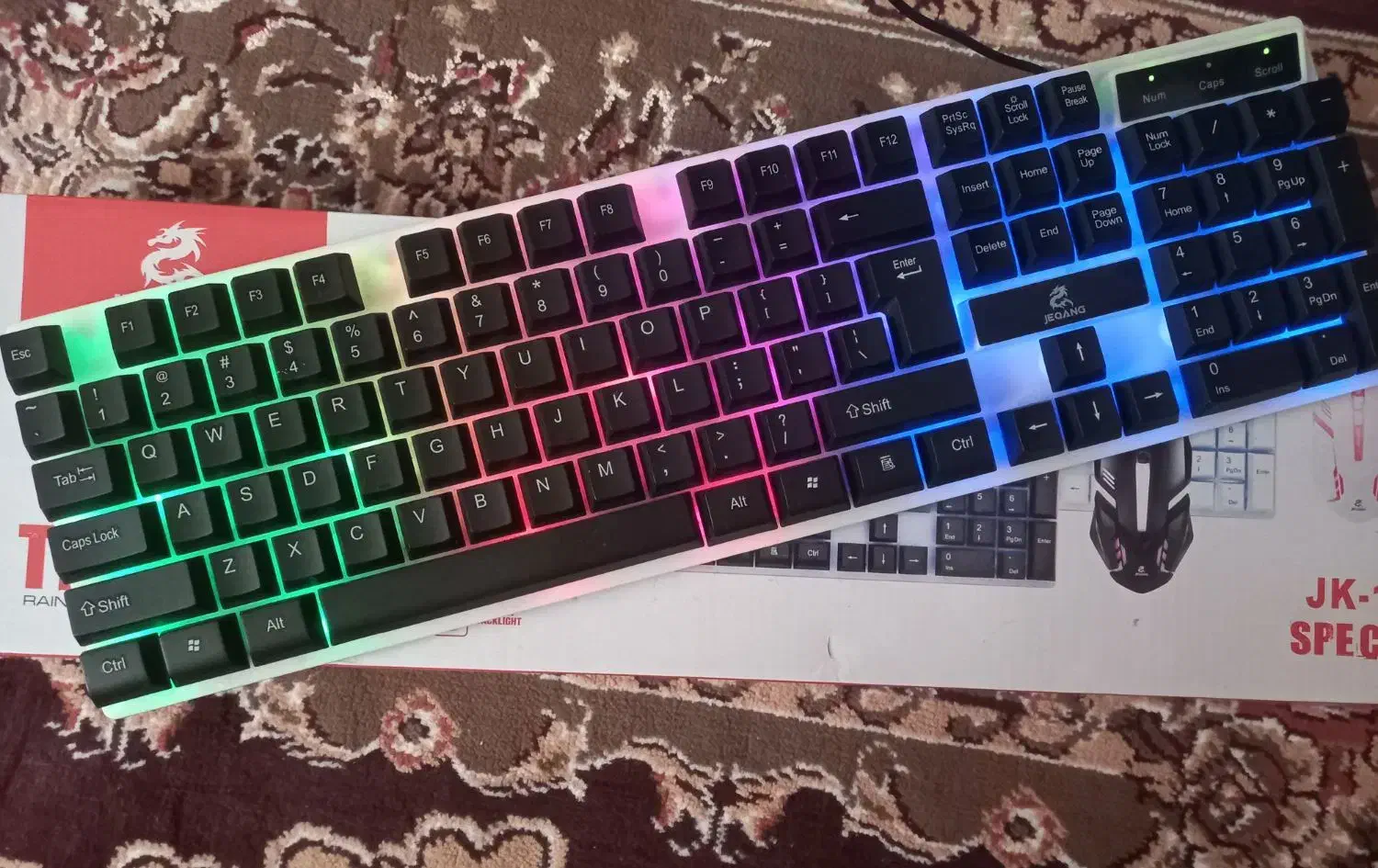 کیبورد گیمینگ جکنگ|قطعات و لوازم جانبی رایانه|رشت, پیرکلاچای|دیوار