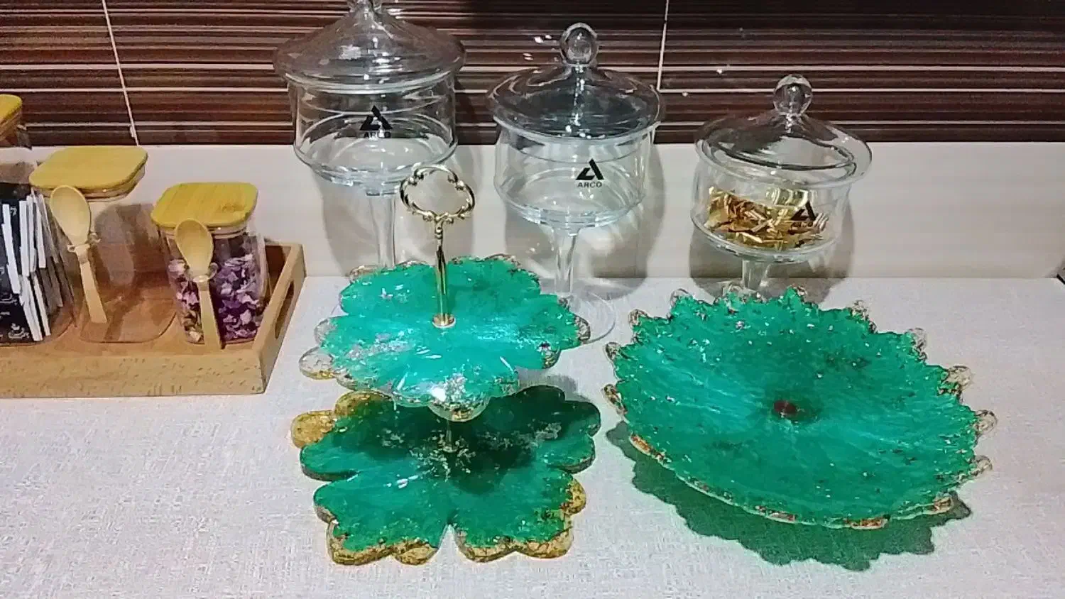 ظروف و اکسسوری رزین|ظروف سرو و پذیرایی|کامیاران, |دیوار