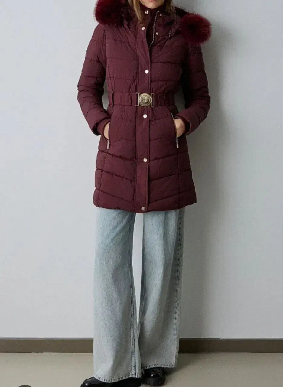 کاپشن زرشکی سایز 38 قیمت 550 تومن|لباس|خوی, |دیوار