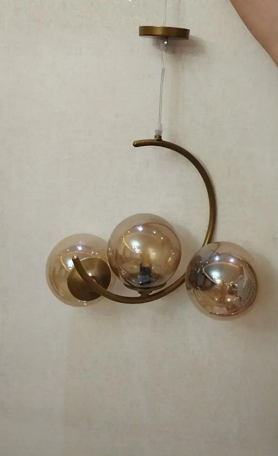 لوستر آویز مولکولی|لوستر و چراغ آویز|شیراز, کلاهدوز|دیوار