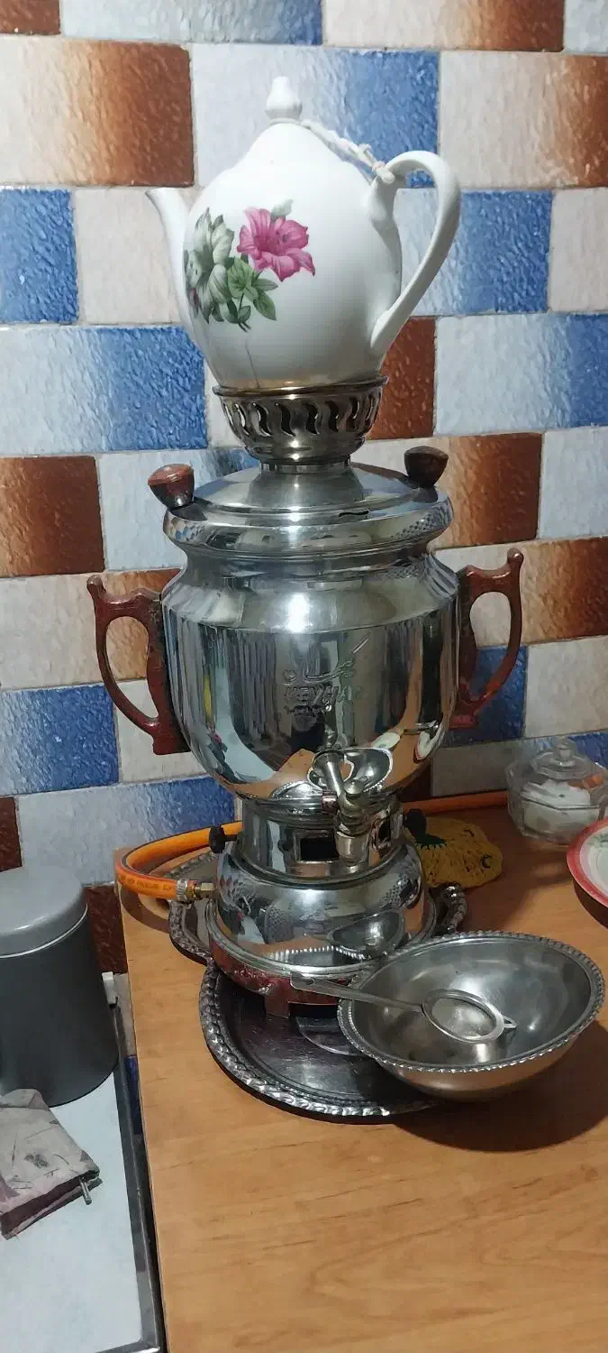 سماور شش لیتری|سماور، چای‌ساز، قهوه‌ساز|سنندج, |دیوار