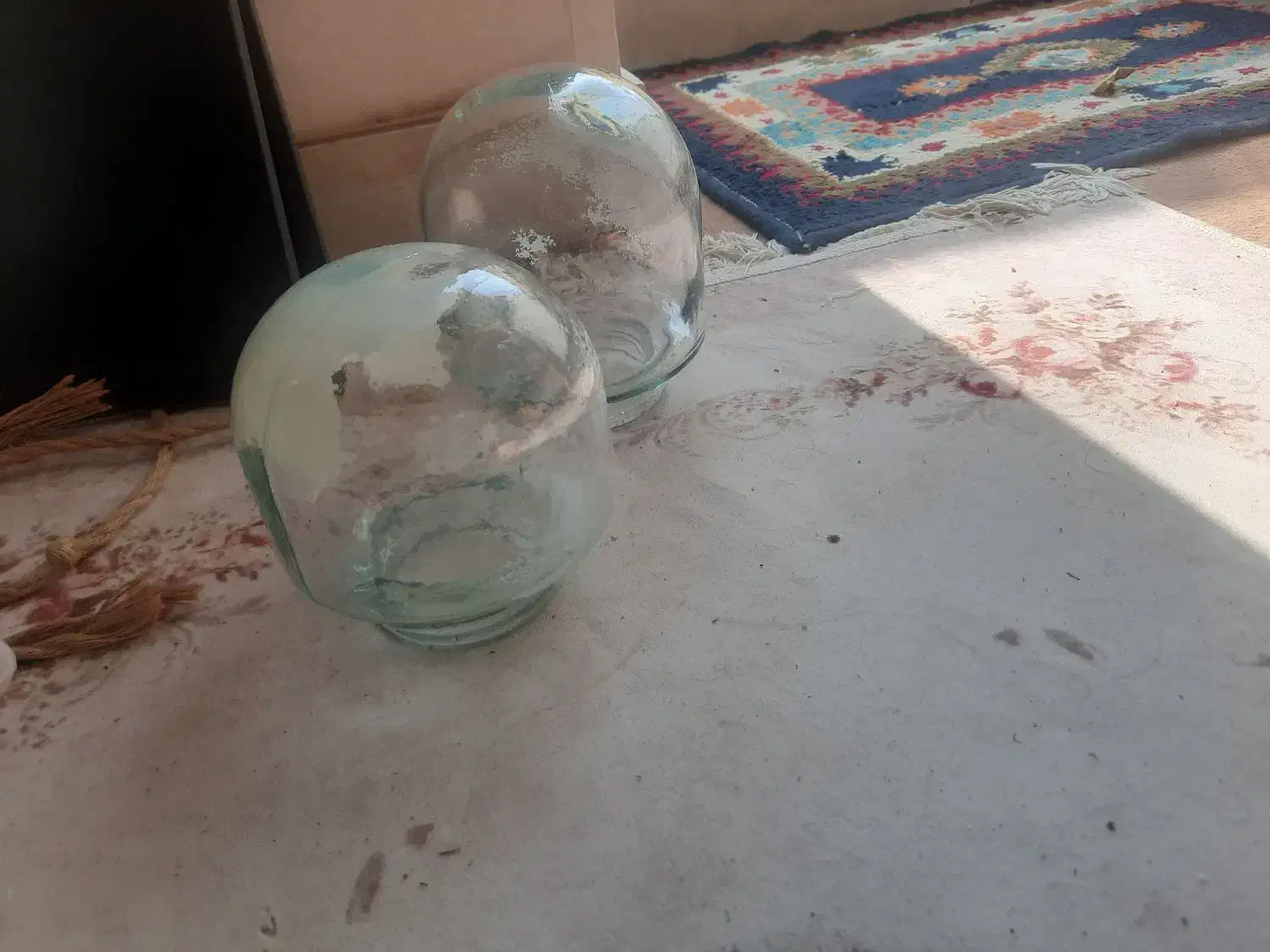 دوتا حباب چراغ قدیمی|لامپ و چراغ|تبریز, |دیوار