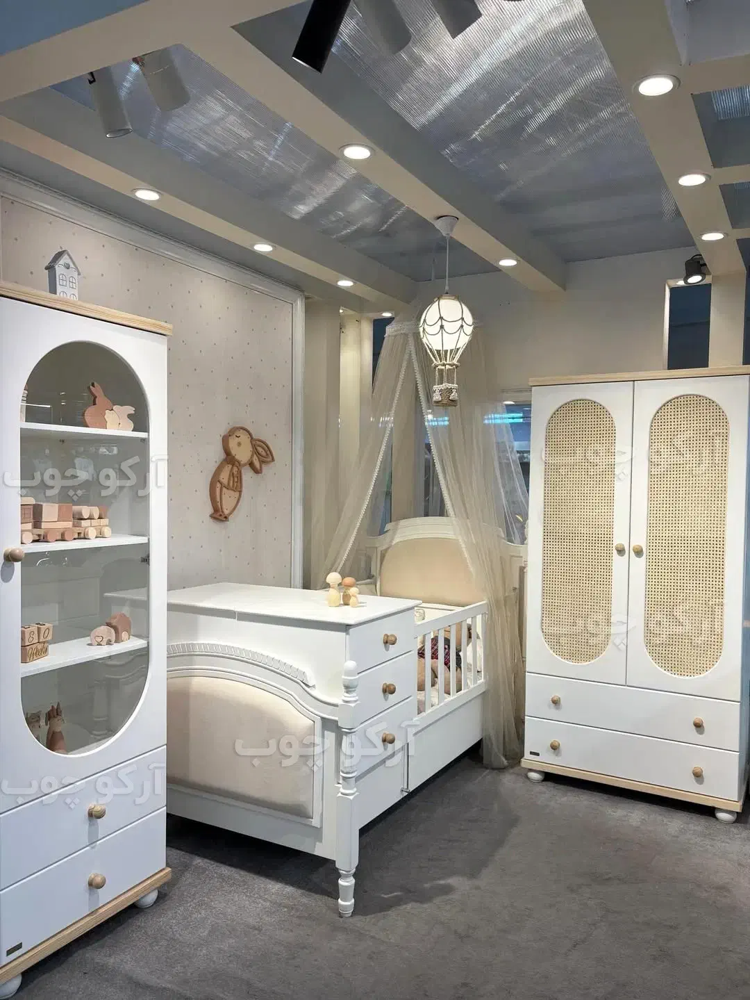 تخت و کمد نوزاد سیسمونی بچه سرویس خواب کودک نوجوان|اسباب و اثاث بچه|تهران, شهرک شریفی|دیوار