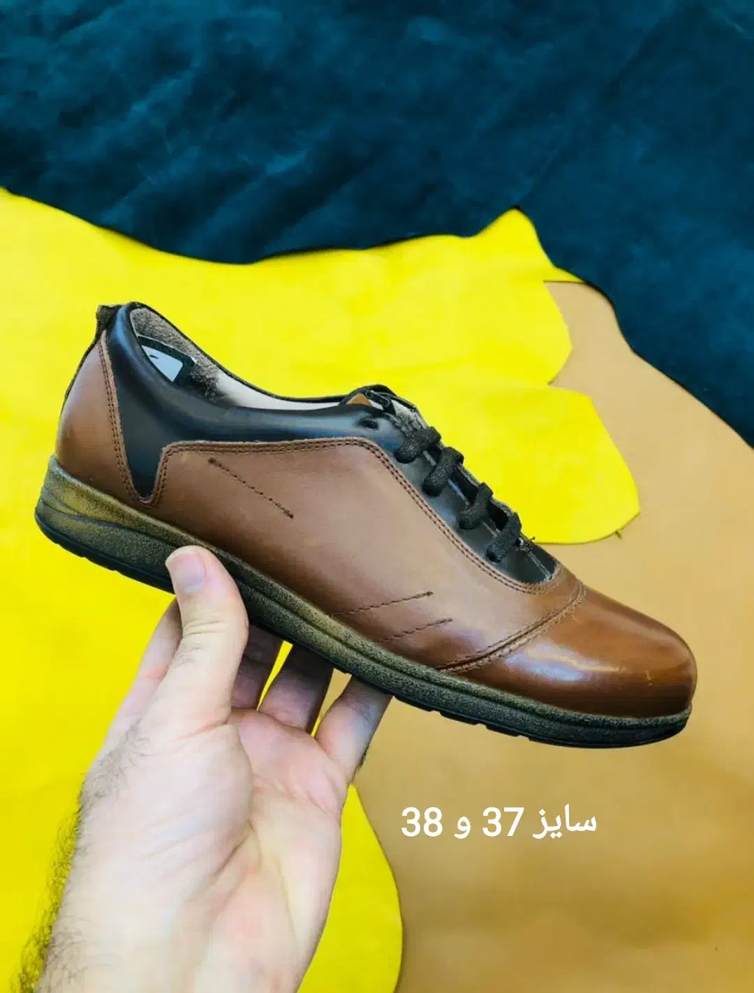 کفش تمام چرم طبیعی زنانه تک سایز|کیف، کفش، کمربند|اردبیل, |دیوار