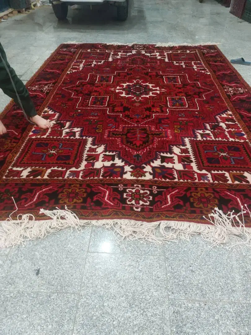 فروش فرش دستبافت۹ متری|فرش|شبستر, |دیوار