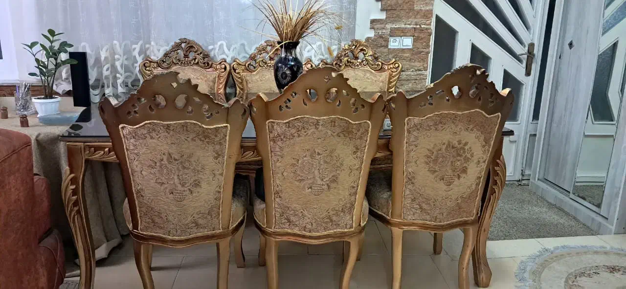 مبل راحتی ۱۰نفره ونهارخوری ۶نفره وبوفه(پورکان )|مبلمان خانگی و میز عسلی|آسارا, |دیوار