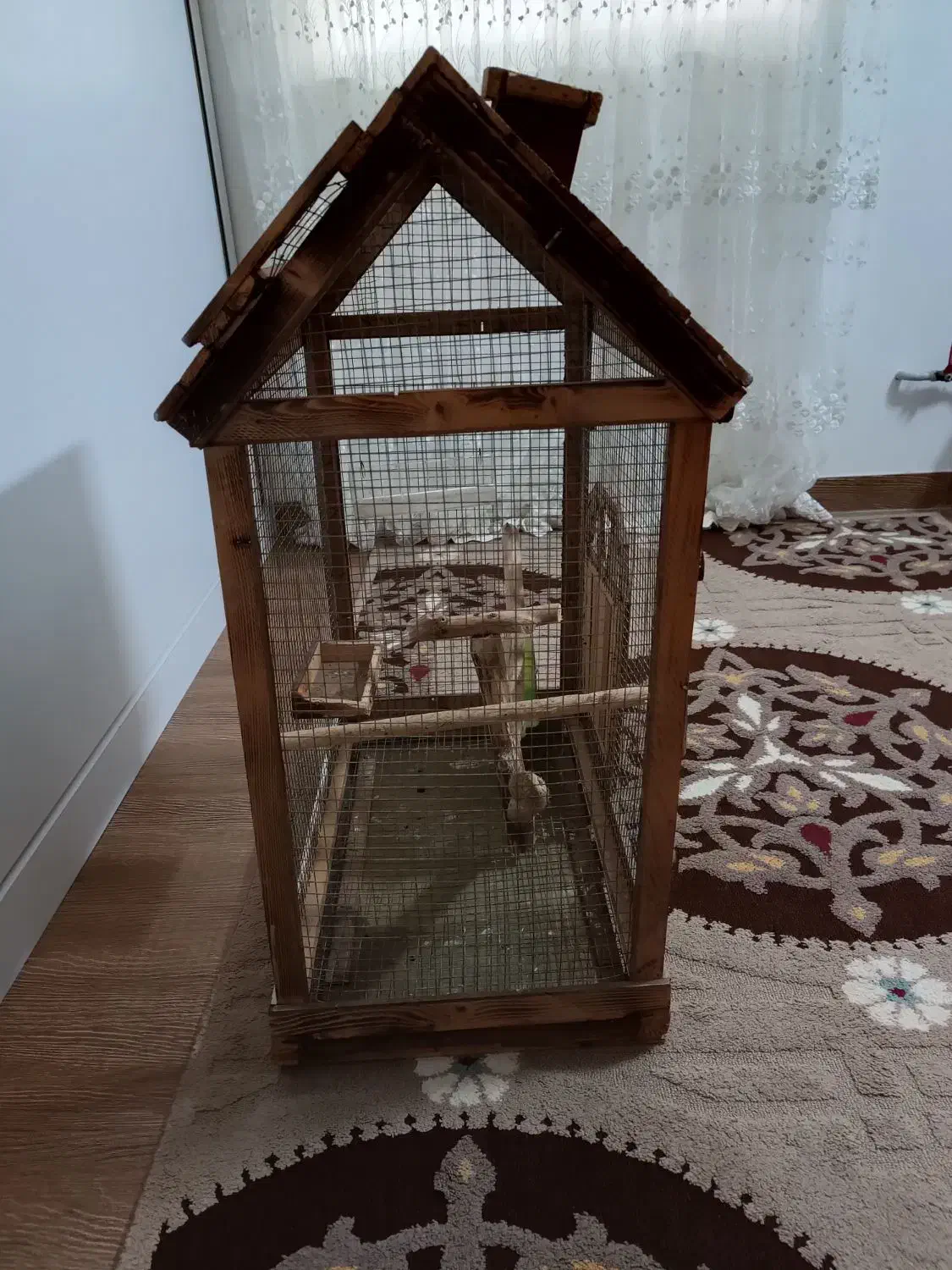 قفس پرنده زینتی بزرگ ( کلبه پرنده لاکچری )|لوازم جانبی حیوانات|زرگرشهر, |دیوار