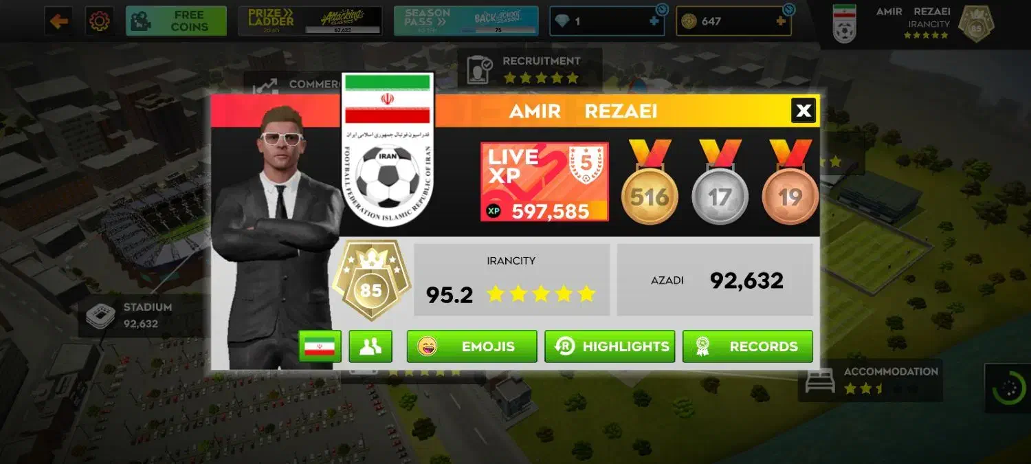 اکانت دریم لیگ ۲۵ DLS25|کنسول، بازی ویدئویی و آنلاین|شهریار, کردزار|دیوار