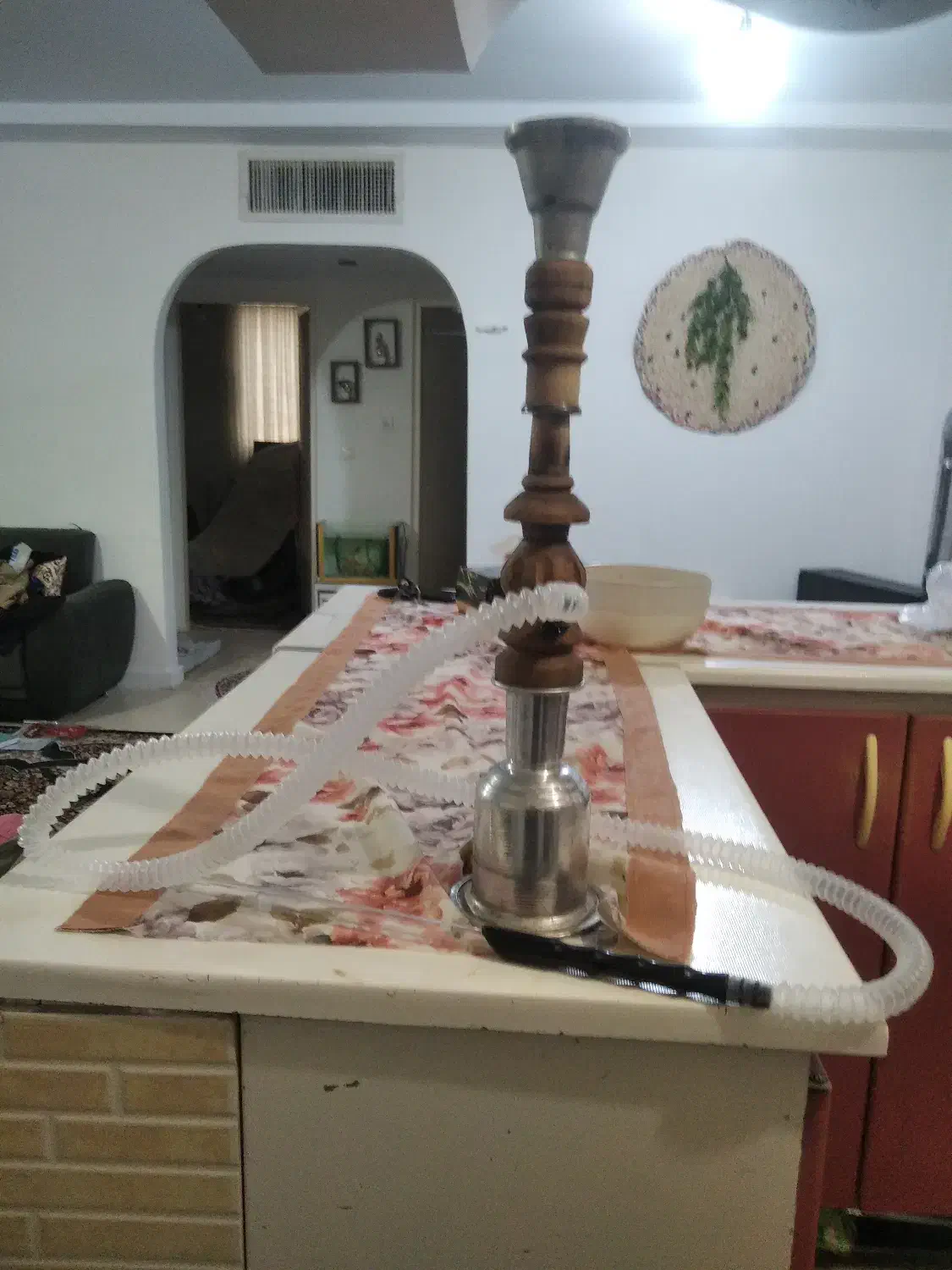 قلیون چوبی نو قیمت مفت گذاشتم|کلکسیون و سرگرمی|کرج, باغستان|دیوار