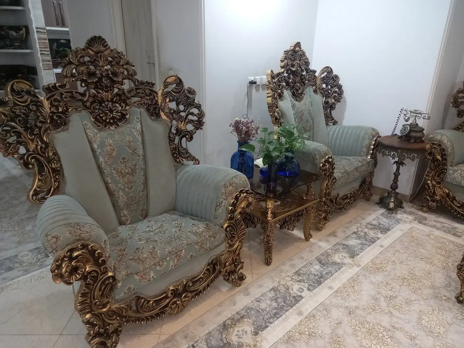 فروش مبل سلطنتی|مبلمان خانگی و میز عسلی|ساری, |دیوار