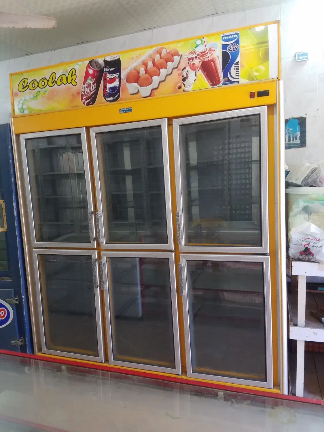 یخچال ۶درب مارک کولاک تمام استیل.|یخچال و فریزر|چابهار, |دیوار