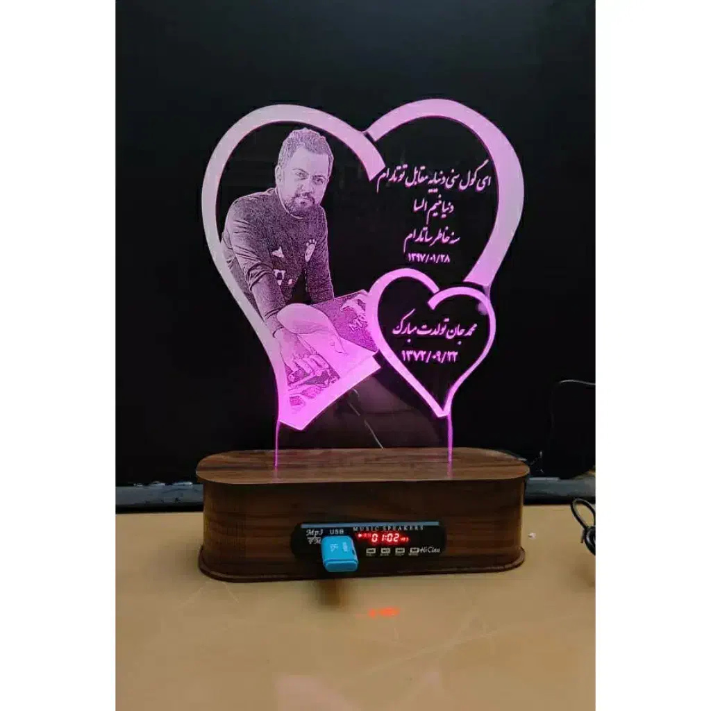 بالبینگ موزیکال ۱۶ رنگ|چراغ خواب و آباژور|تبریز, |دیوار