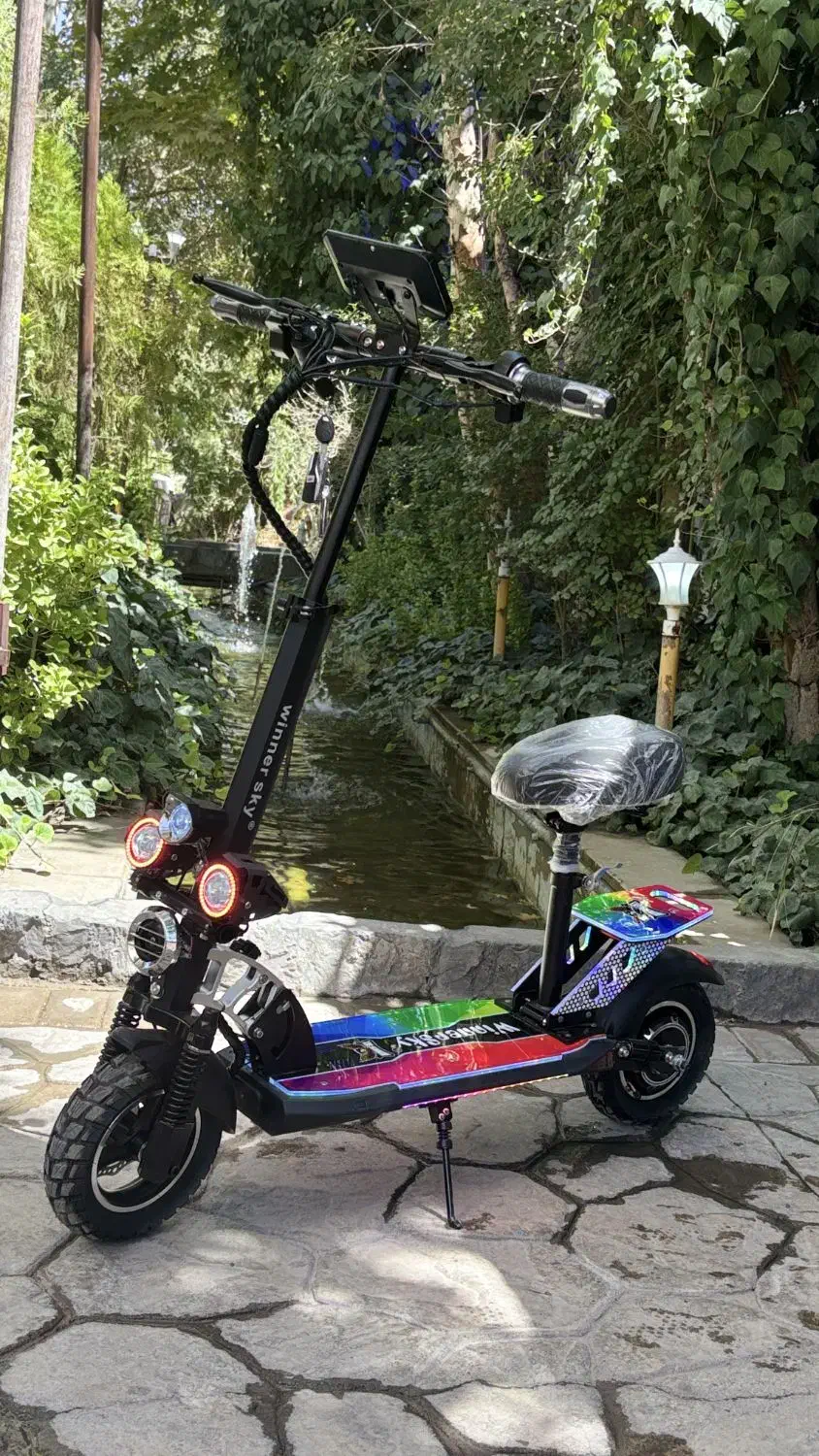 اسکوتر برقی تاشو sky با تضمین قیمت اقساط ۲۰ ماهه|دوچرخه، اسکیت، اسکوتر|اصفهان, بوستان ناژوان|دیوار