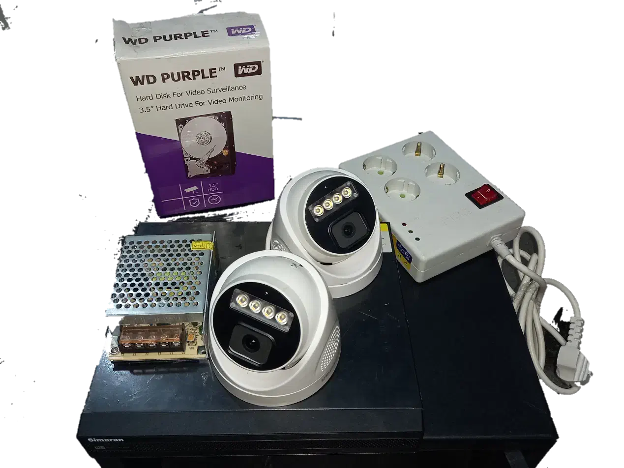 پکیج کامل دوربین استوک سیماران|دوربین مداربسته|بومهن, |دیوار