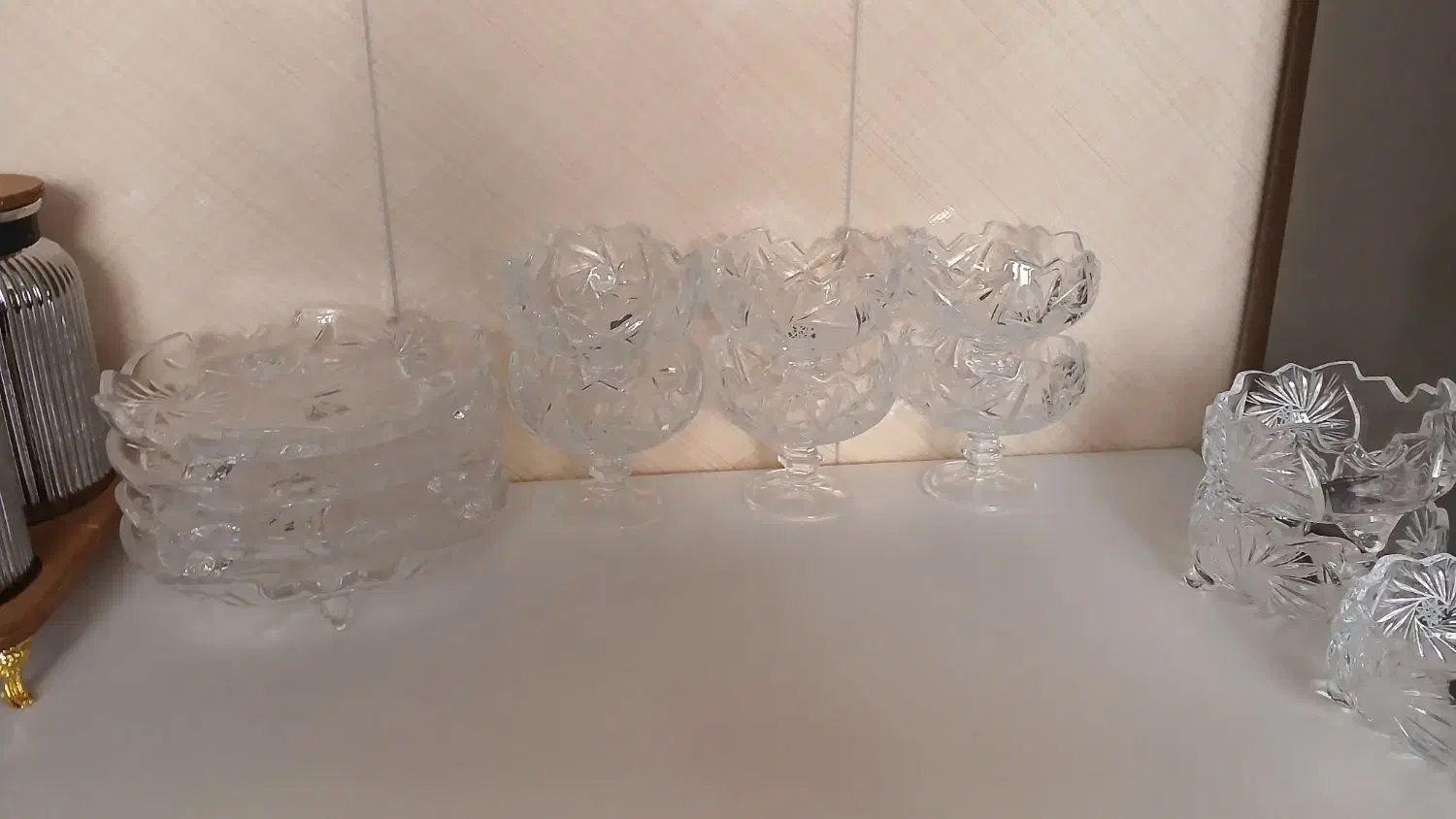 سرویس کریستال|ظروف سرو و پذیرایی|نسیم‌شهر, |دیوار