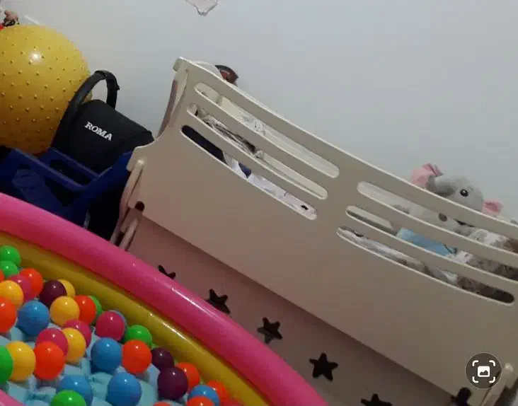 گهواره چوبی کار وارداتی|اسباب و اثاث بچه|گلبهار, شهر جدید گلبهار|دیوار