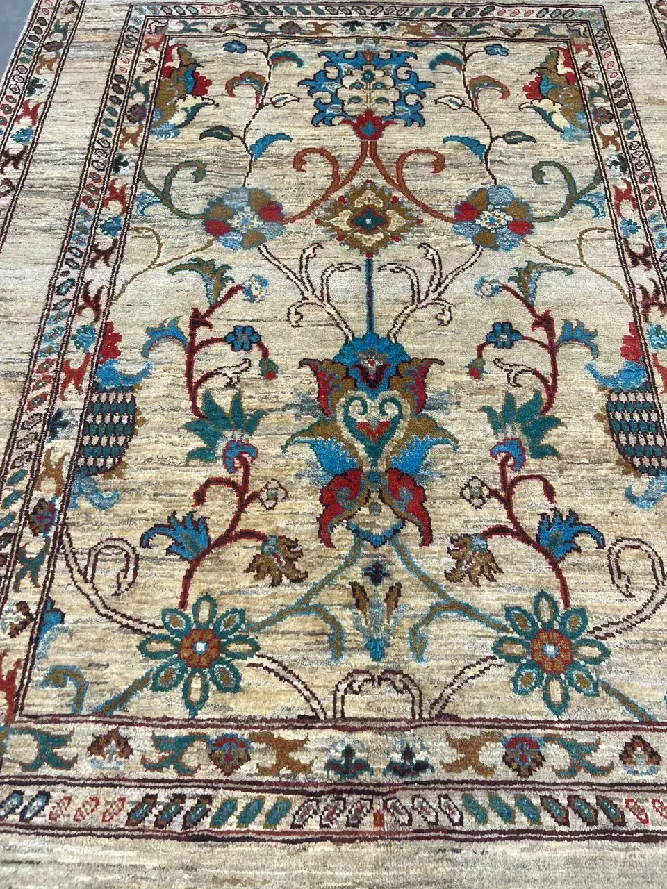 فرش دستباف (بساک)۳ متریهای نقشه جدید|فرش|مشکیندشت, |دیوار