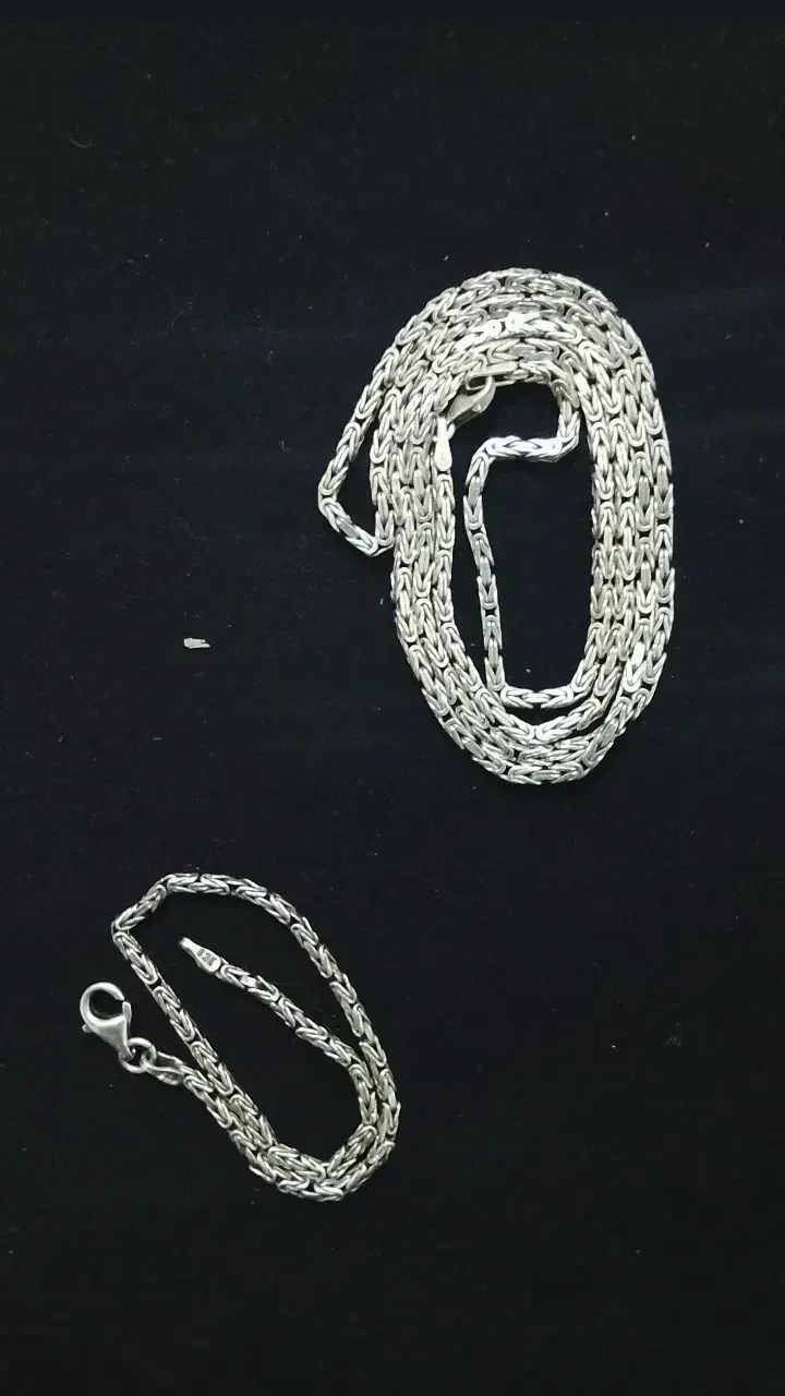 زنجیر و دستبند کرال ترک نقره|جواهرات|مشهد, چهنو|دیوار