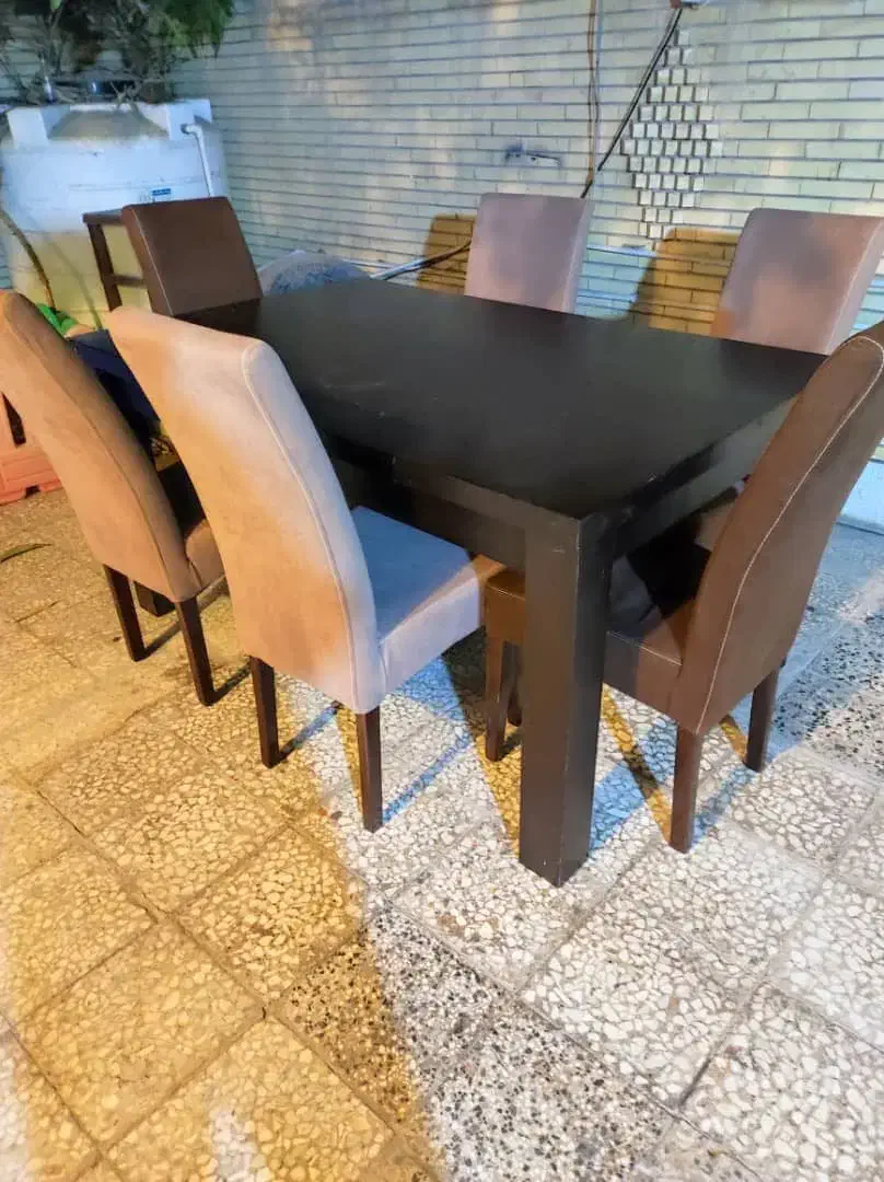 عذا خوری ۶ نفره مینیمال|میز و صندلی غذاخوری|بندرعباس, |دیوار