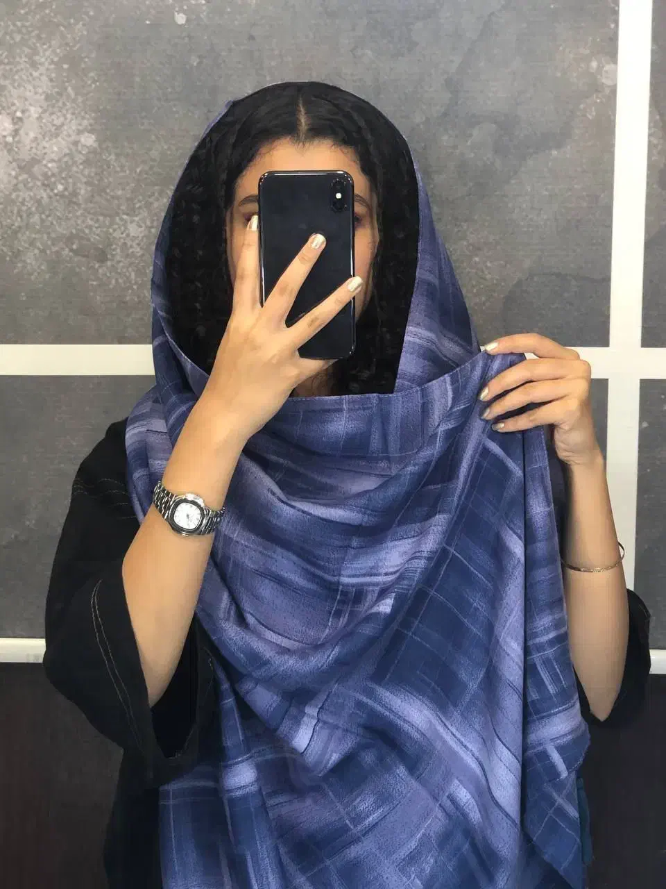 شال نخی آبرنگی سنگشور|لباس|بندر کنگان, |دیوار