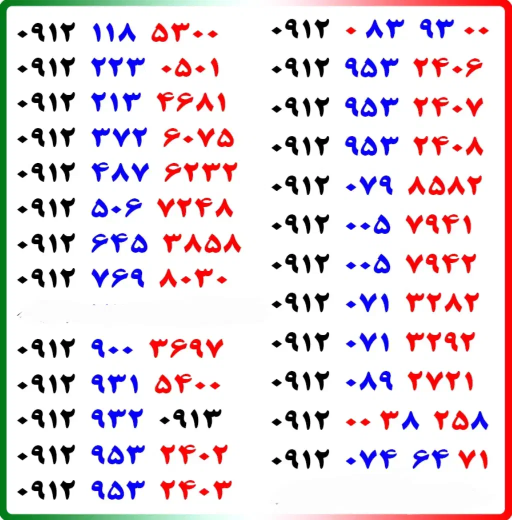 0912.074.64.71|سیم‌کارت|اصفهان, گلزار|دیوار