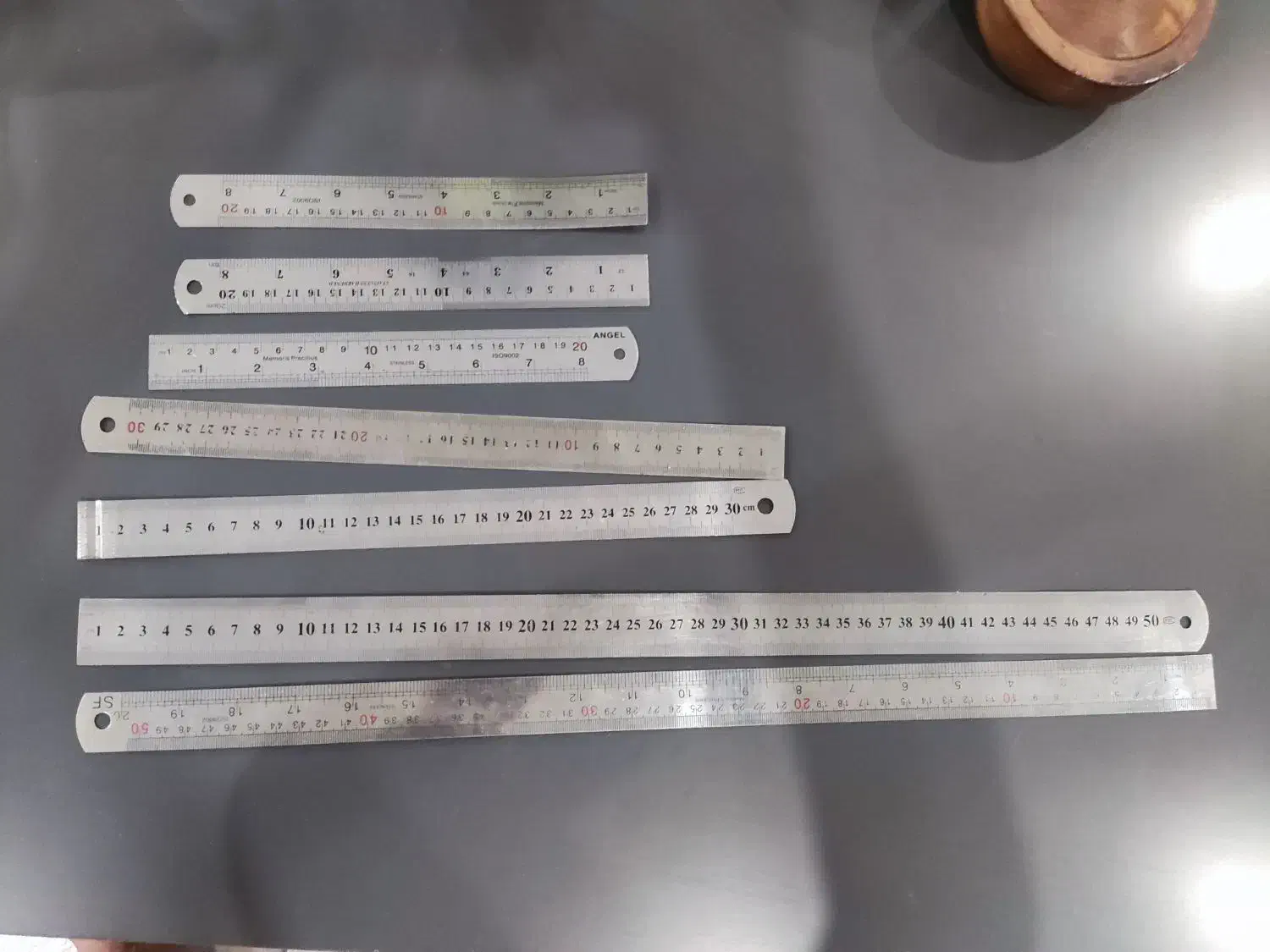 خطکش فلزی و تیرول|لوازم التحریر|قم, پردیسان|دیوار