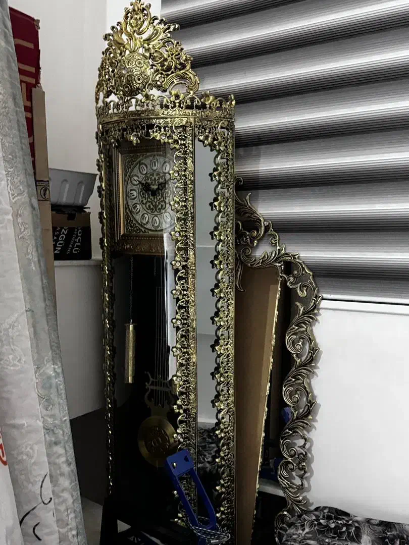 ساعت برنز شیک با بهترین دکوراسیون|ساعت دیواری و تزئینی|ماکو, |دیوار