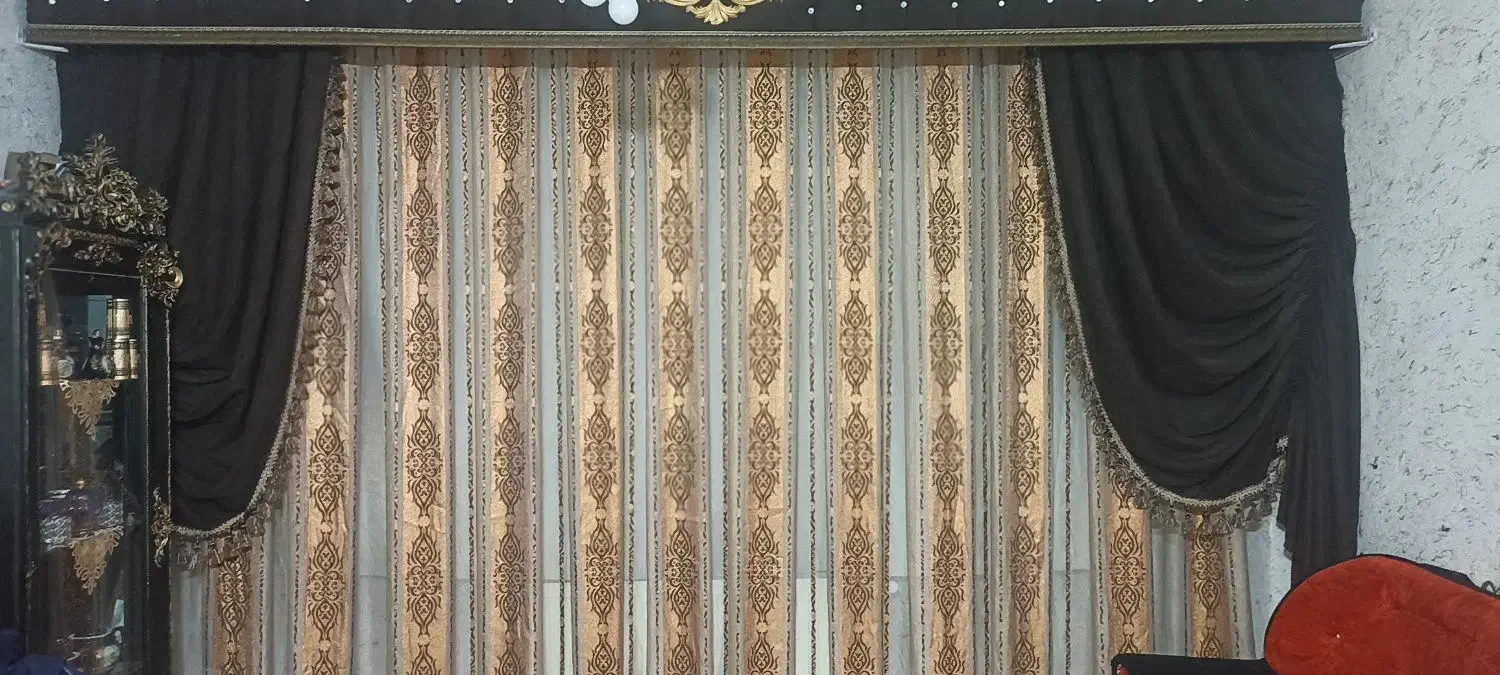 پرده|پرده، رانر، رومیزی|فولادشهر, مسکن مهر فولادشهر|دیوار