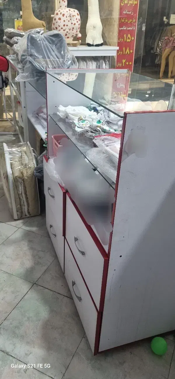 پیشخوانِ جادار۲طبقه با ۴کشو در حدنو|فروشگاه و مغازه|کرج, المهدی|دیوار