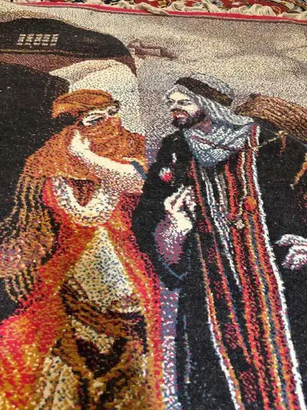 فرش ماشینی ذرع و نیم (مشابه تابلو فرش)|فرش|فولادشهر, A2|دیوار