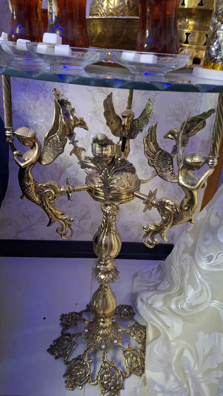 میز برنجی|میز تلفن|تهران, شهرک صادقیه|دیوار