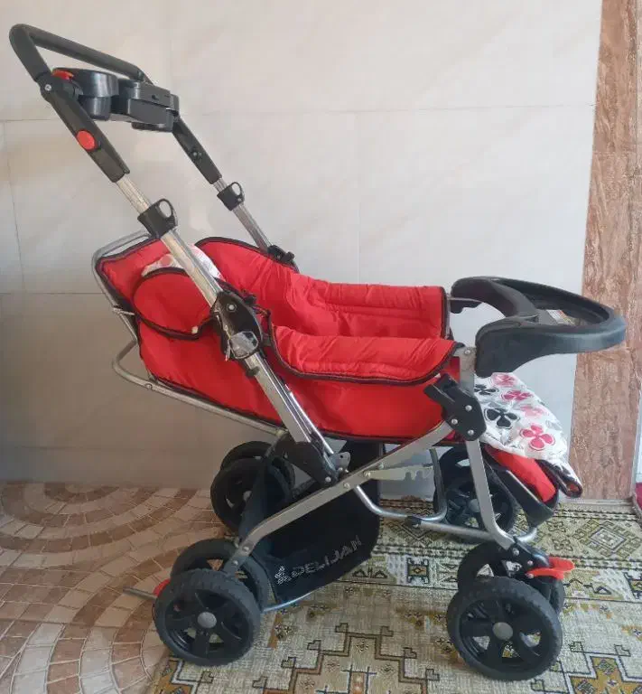 کالسکه نوزاد برند دلیجان مدل سپیدنازUFO نو|کالسکه و لوازم جانبی|خشکبیجار, |دیوار