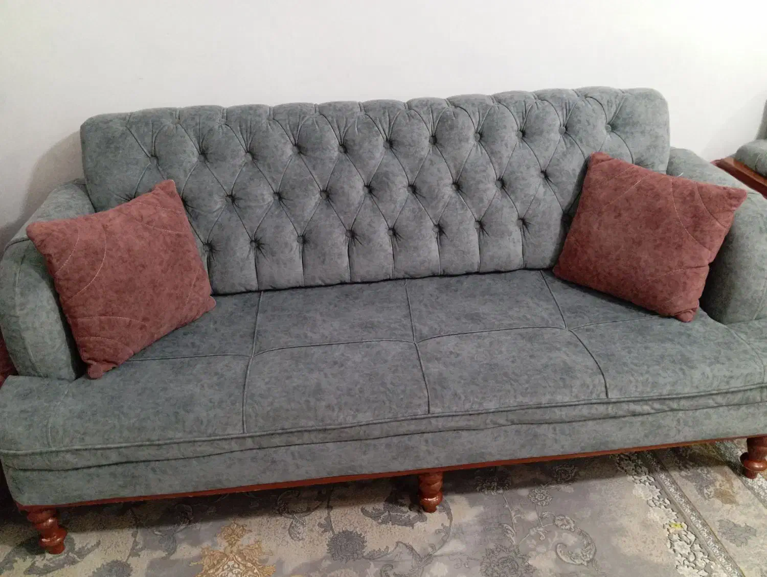 مبل تازه 8نفره شرکتی اصل|مبلمان خانگی و میز عسلی|سقز, |دیوار