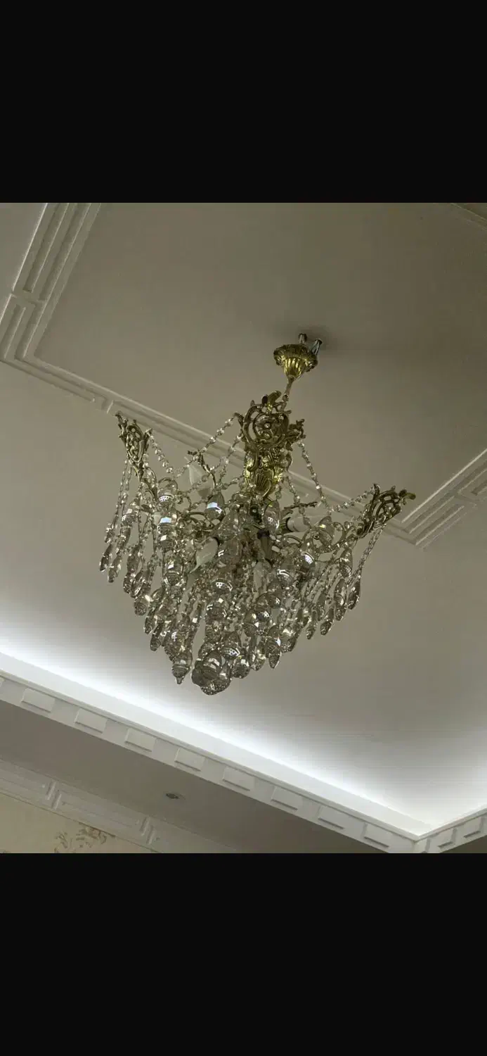 لوستر برنز|لوستر و چراغ آویز|اسلامشهر, شهرک الهیه|دیوار