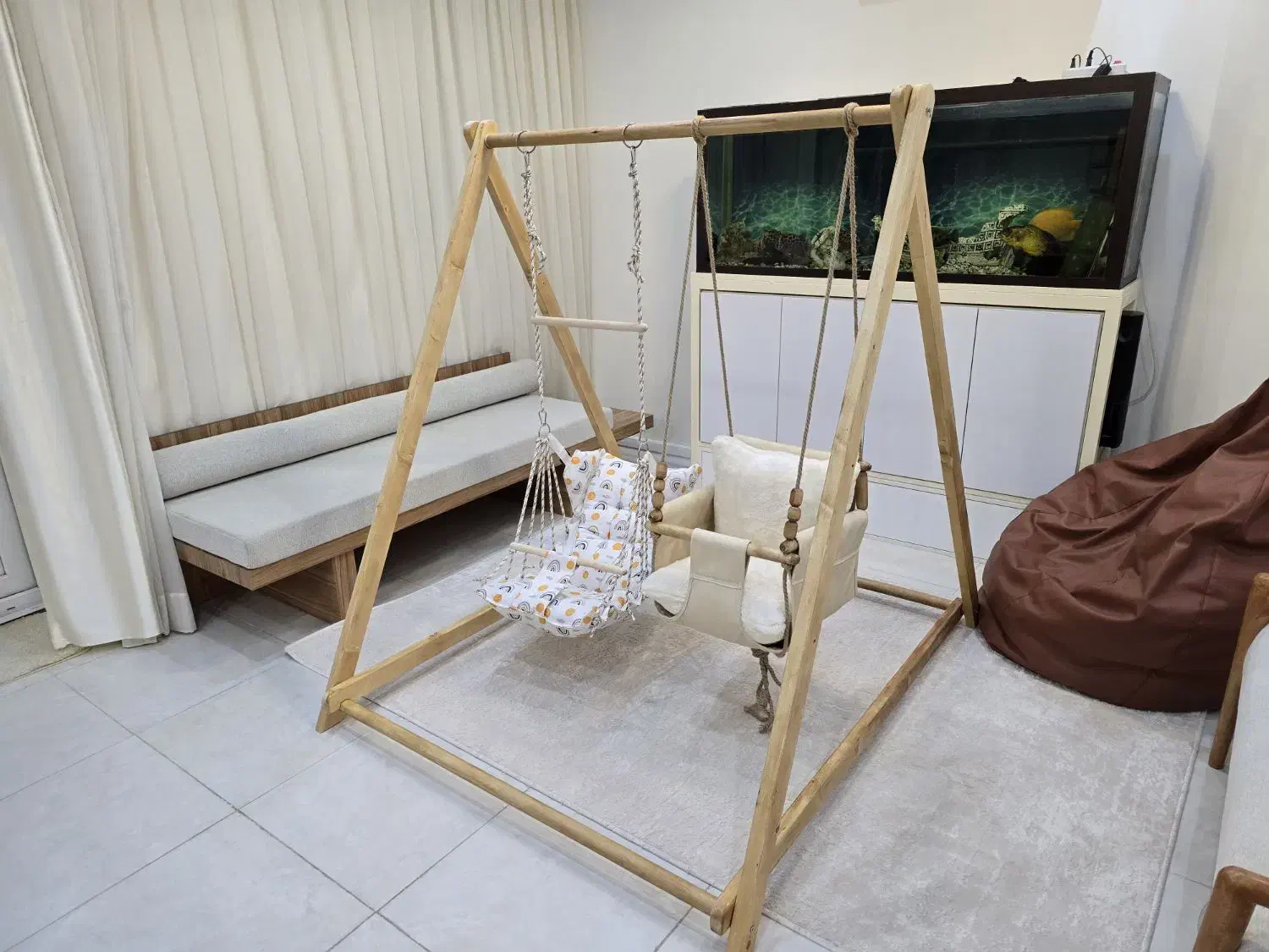 تاب چوبی پینترستی|اسباببازی بچه|لار, |دیوار