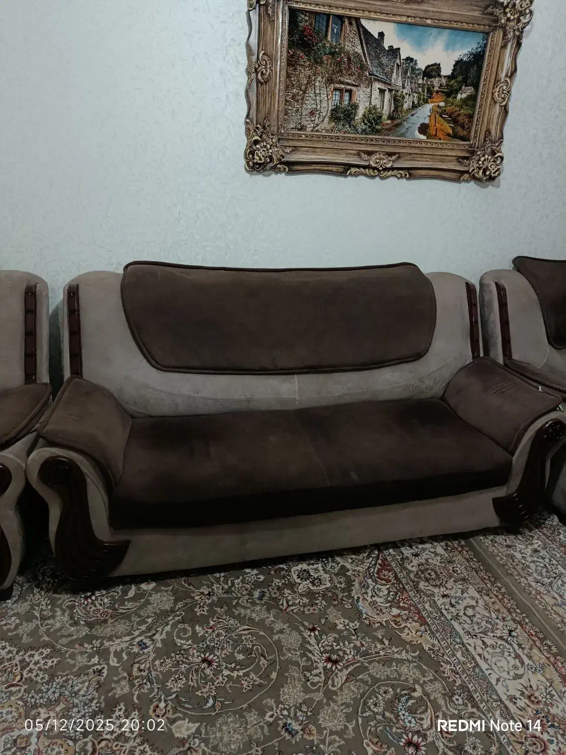 مبل ۷ نفره راحتی سالم|مبلمان خانگی و میز عسلی|اسلام‌شهر, شهرک مصطفی خمینی|دیوار