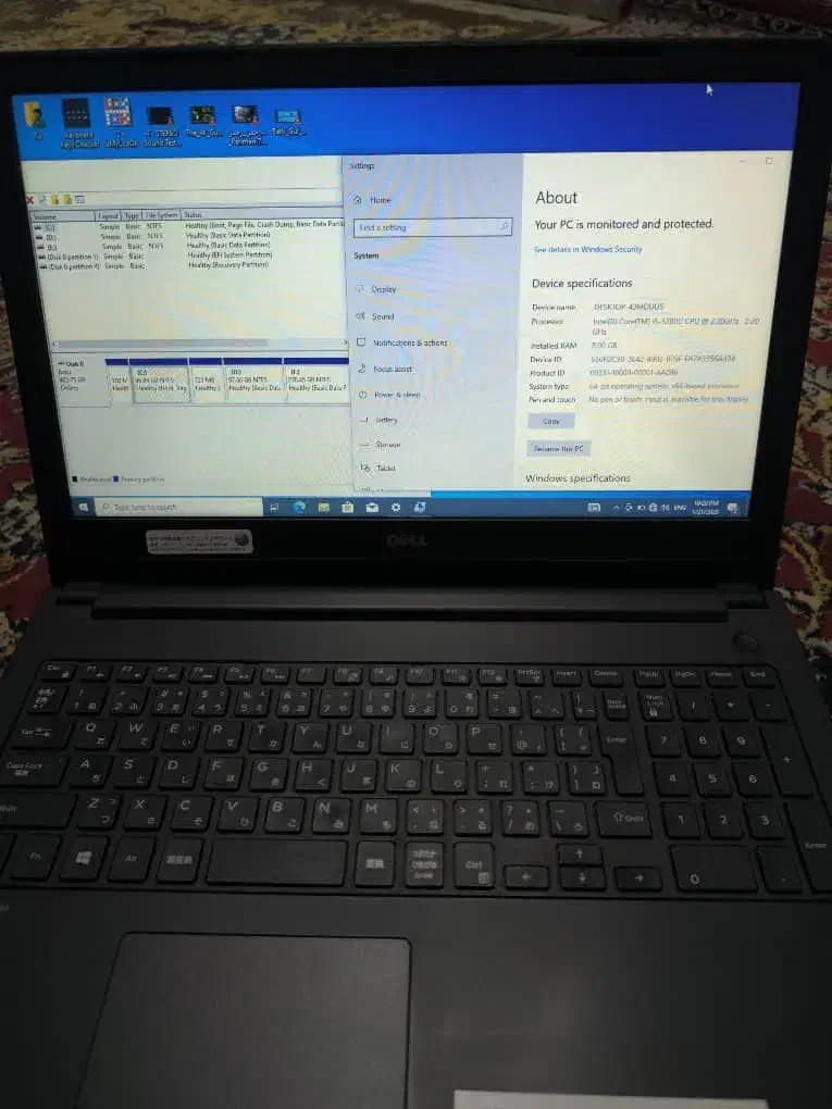 لپ تاپ دل cori5 نسل۵|رایانه همراه|سیب و سوران, |دیوار