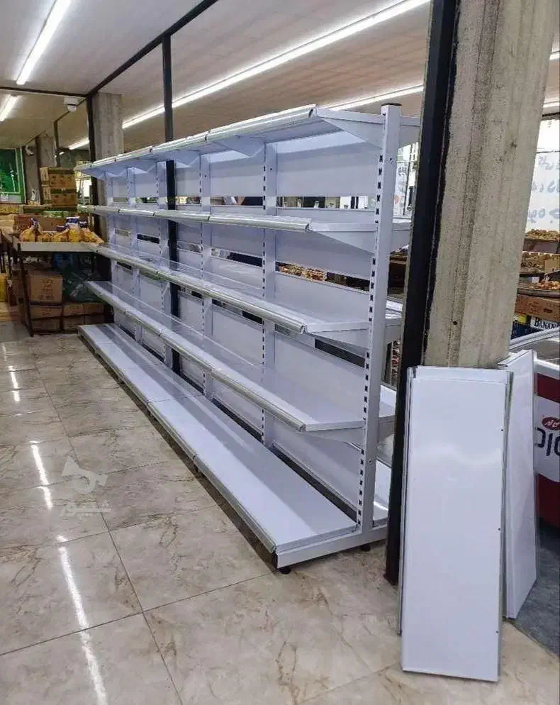 قفسه دو طرفه/ سفید|فروشگاه و مغازه|کازرون, |دیوار